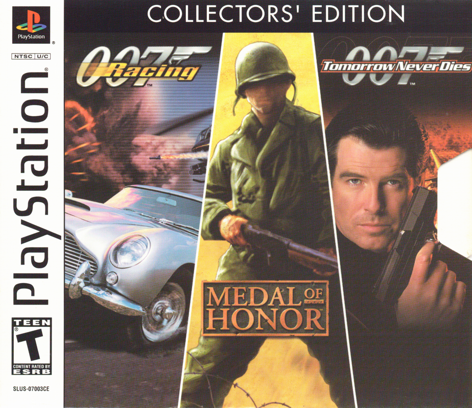 007 Tomorrow Never Dies box art for Playstation